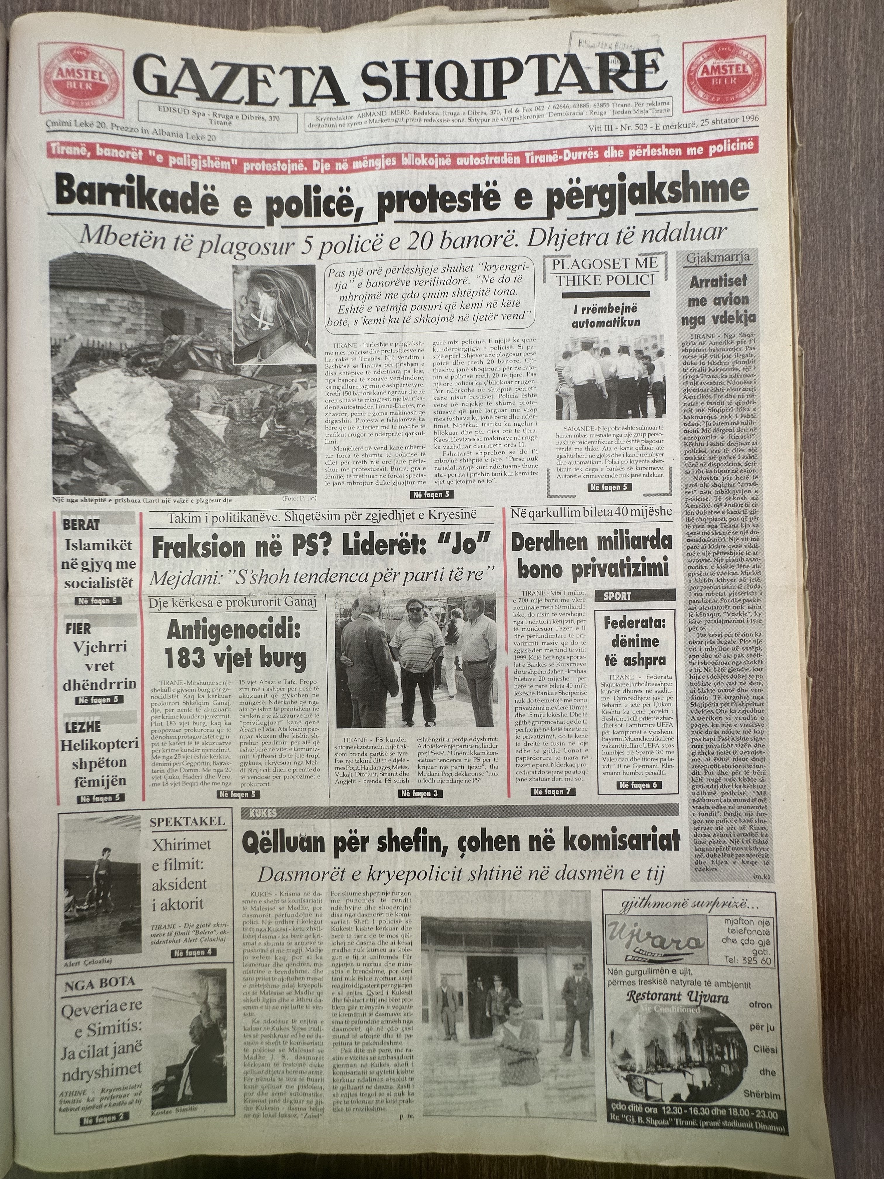 Gazeta Shqiptare 1999-04-20